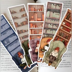 Brand New 30 Creative Cartoon-Style Bookmarks